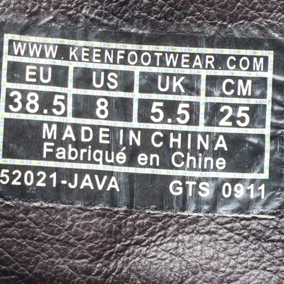 Keen Silverton Java Tall Leather Boots • Women's US 8 • Brown - Picture 12 of 16